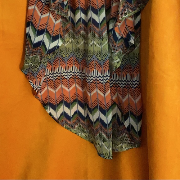 Aztec Forever 21 | High low strapless maxi dress with cutouts - Picture 2 of 4